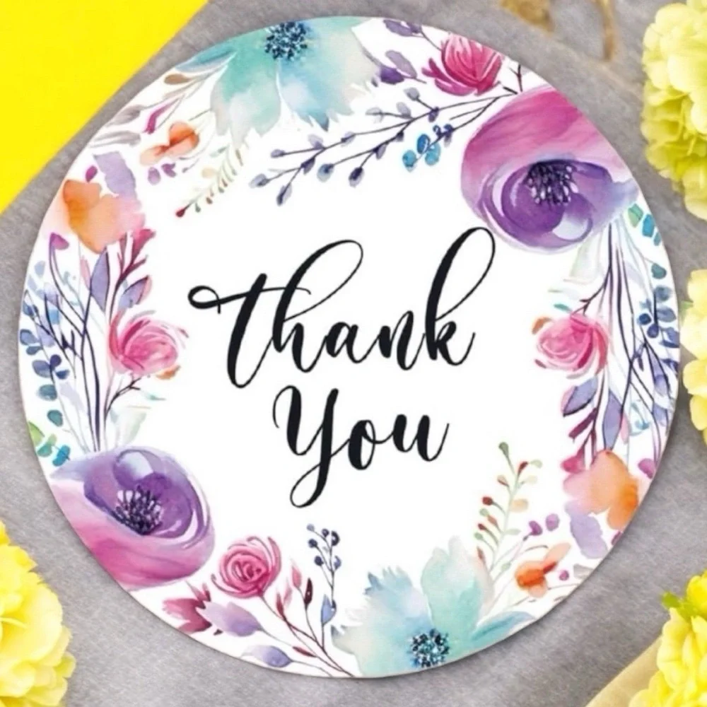 40 Thank You Stickers!